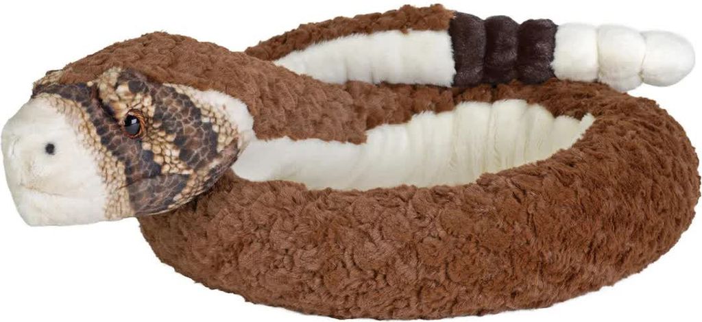 Wild Republic Plush Toy Luxury Snakes 137 cm Rattlesnake
