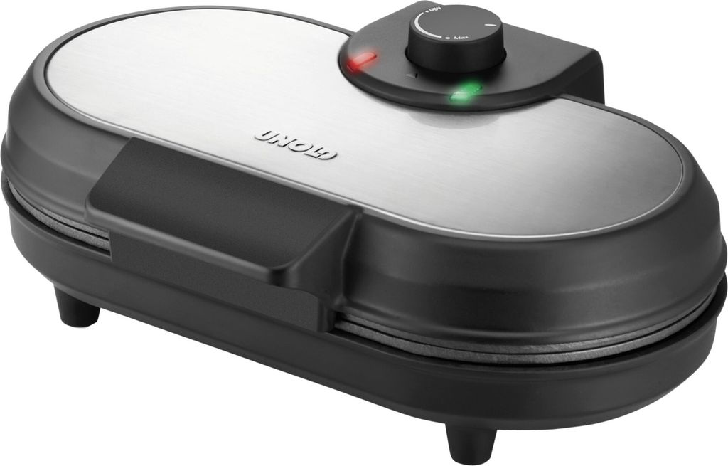 Unold 48165 American - pancake maker - brushed stainless steel/black