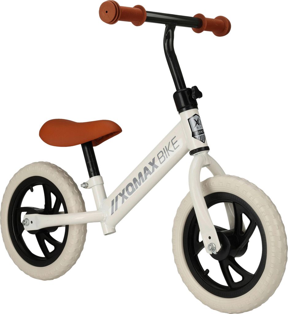 XQMAX Løbecykel hvid L 80 cm