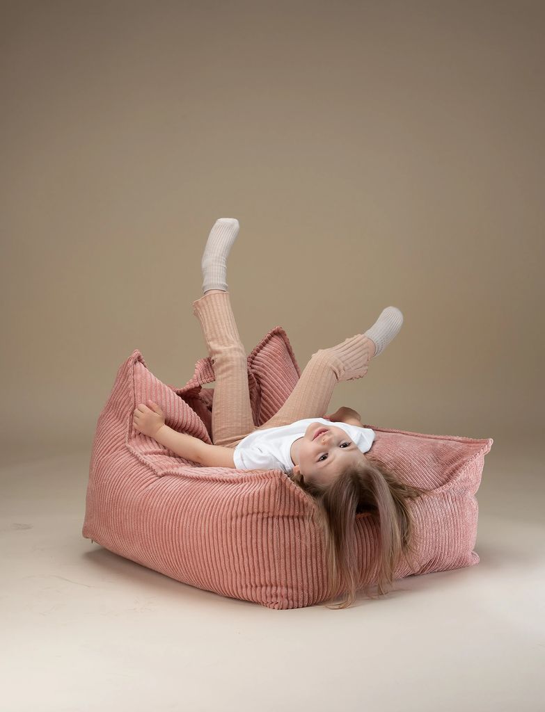 Wigiwama Beanbag Chair Pink Mousse 80 x 70 x 50 cm Sækkestol