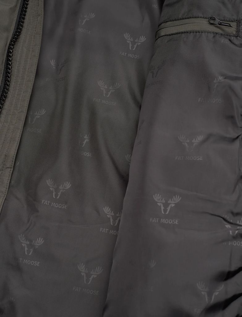 Fat Moose Birk Long Jacket - Khaki green - S