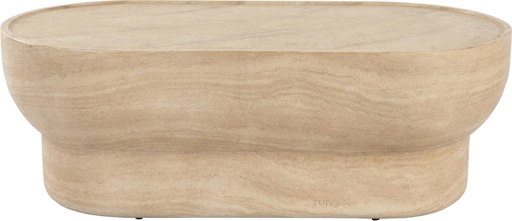 noble, sofabord, stenlysgrå, beton (l: 100 x h: 35 x b: 50 cm.)