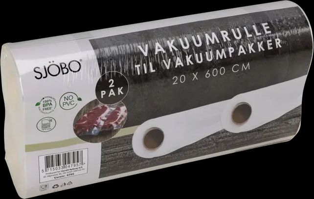 sjöbo vakuumrulle 20 x 600 cm 2-pak