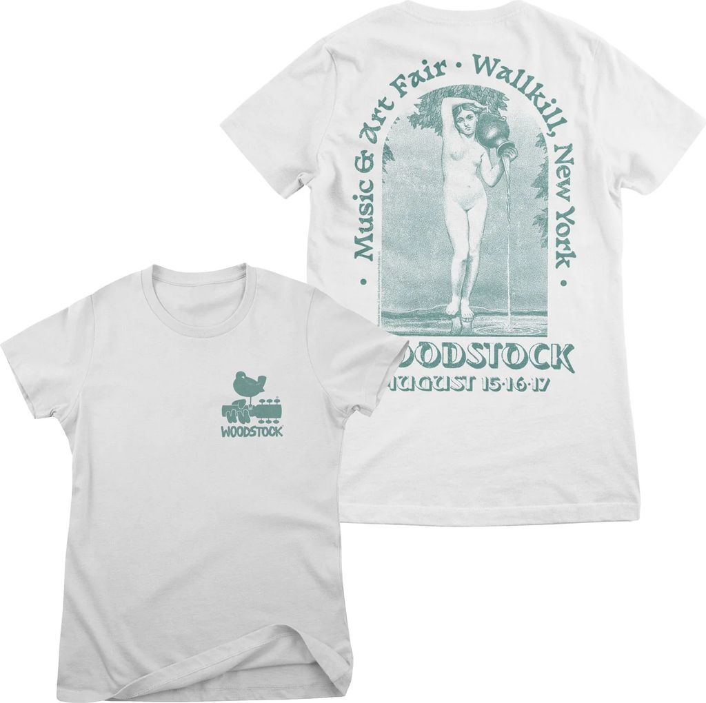 woodstock music & art fair girly tee