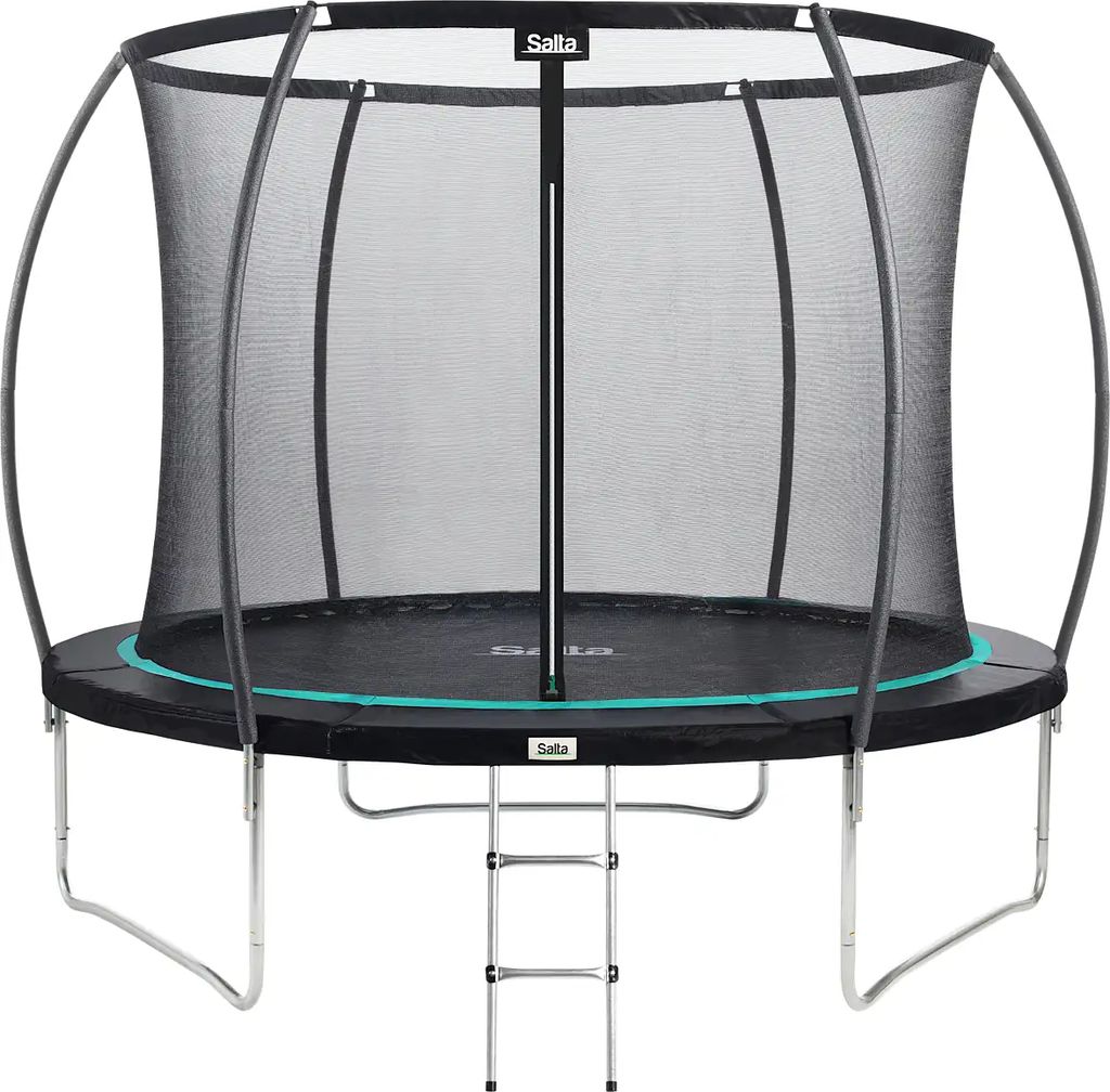 Salta Cosmos Trampolin Ø305 cm – sort inkl. stige og sikkerhedsnet