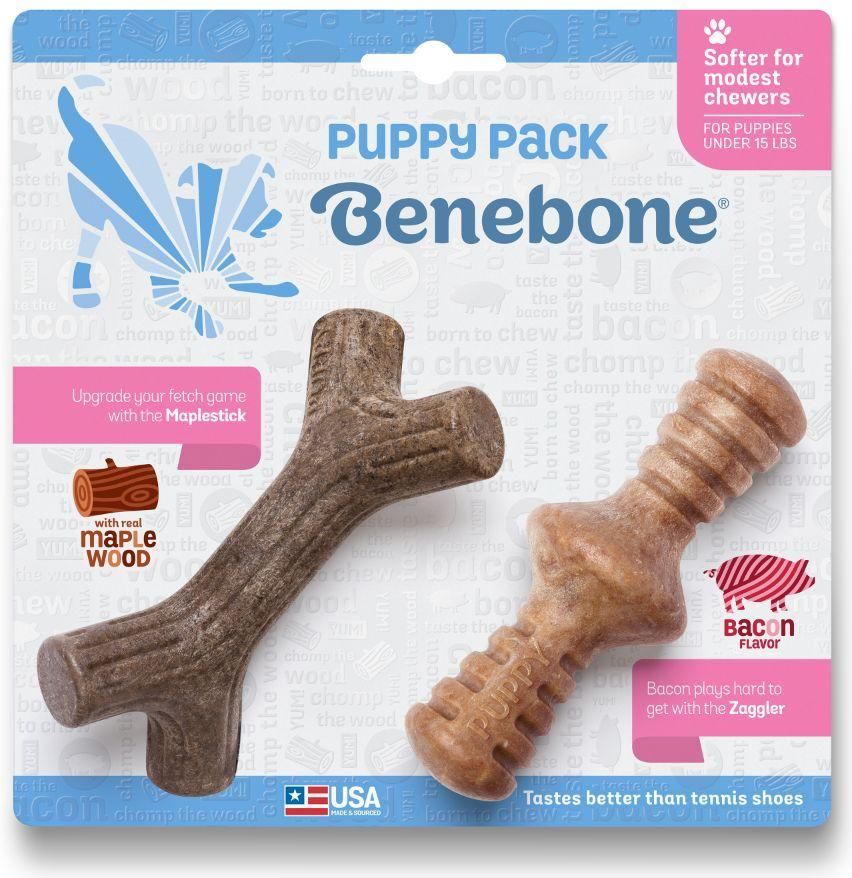 puppy maplestick/zaggler sæt bacon