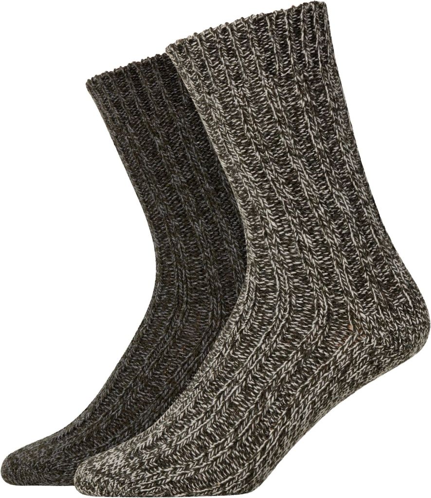 snocksnorweger 2 pack - strømper - mix olive