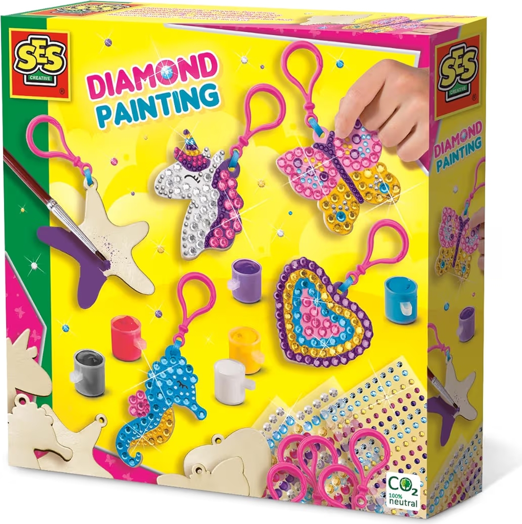 SES Creative Diamond Painting - Wooden Keychains