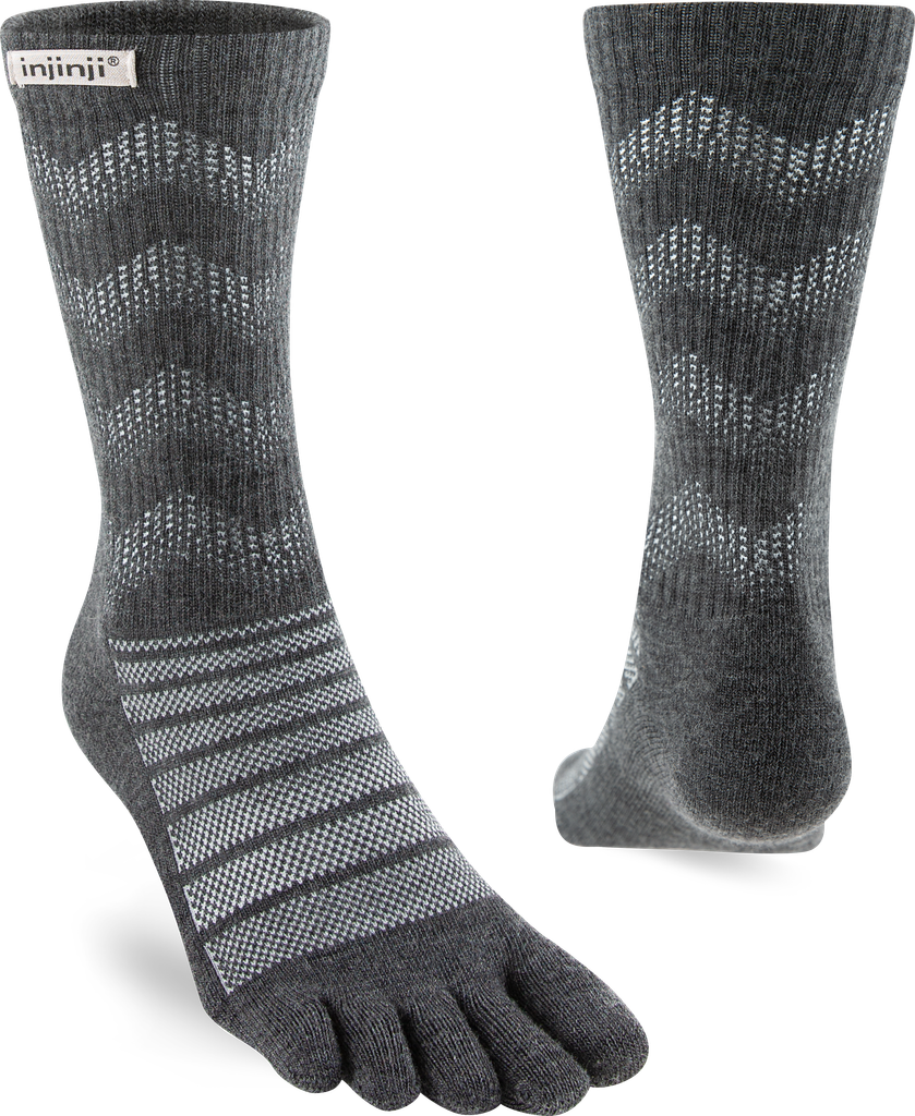injinji outdoor midweight crew wool slate