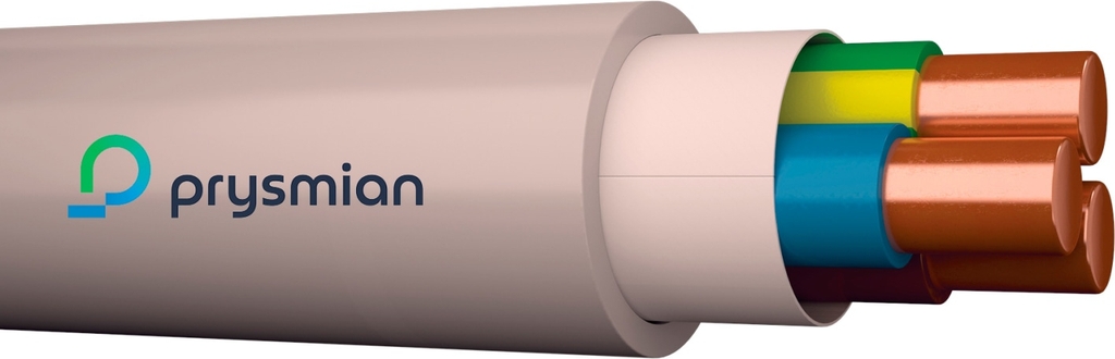 prysmian installationskabel, 3x2,5 mm², metervare