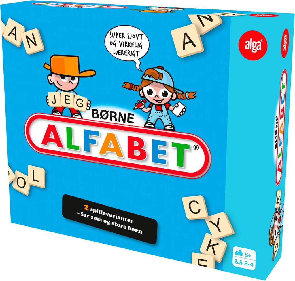 Alga BørneAlfabetet Brætspil - 5+år