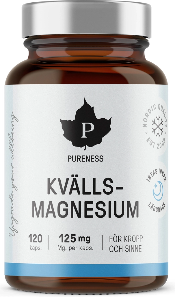 pureness kvällsmagnesium 120 caps