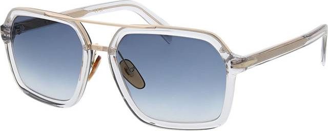 David Beckham DB 7128/S FT3/1V Men's Sunglasses - Transparent Grey Top Gold
