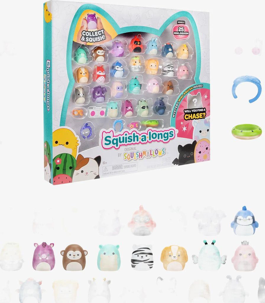 AMO Squish-A-Longs 2,5 cm 25 Pack S2 |Multi/patterned |One Size