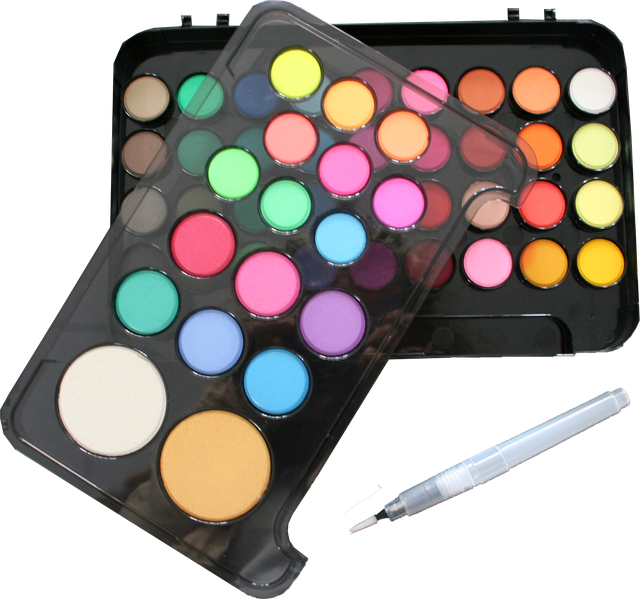 Penol Watercolor set for future artists med 53 farver