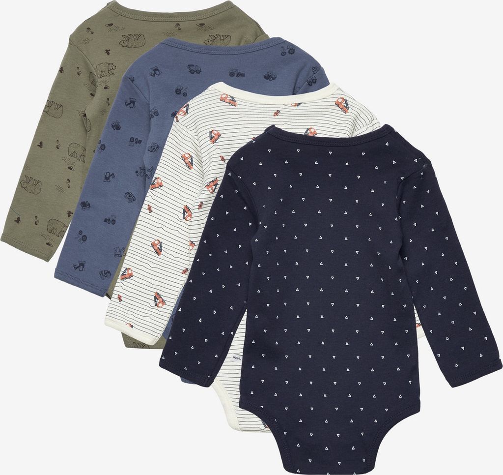 Pippi Body Ls Ao-Printed (4-Pack) - Multi/patterned - 80