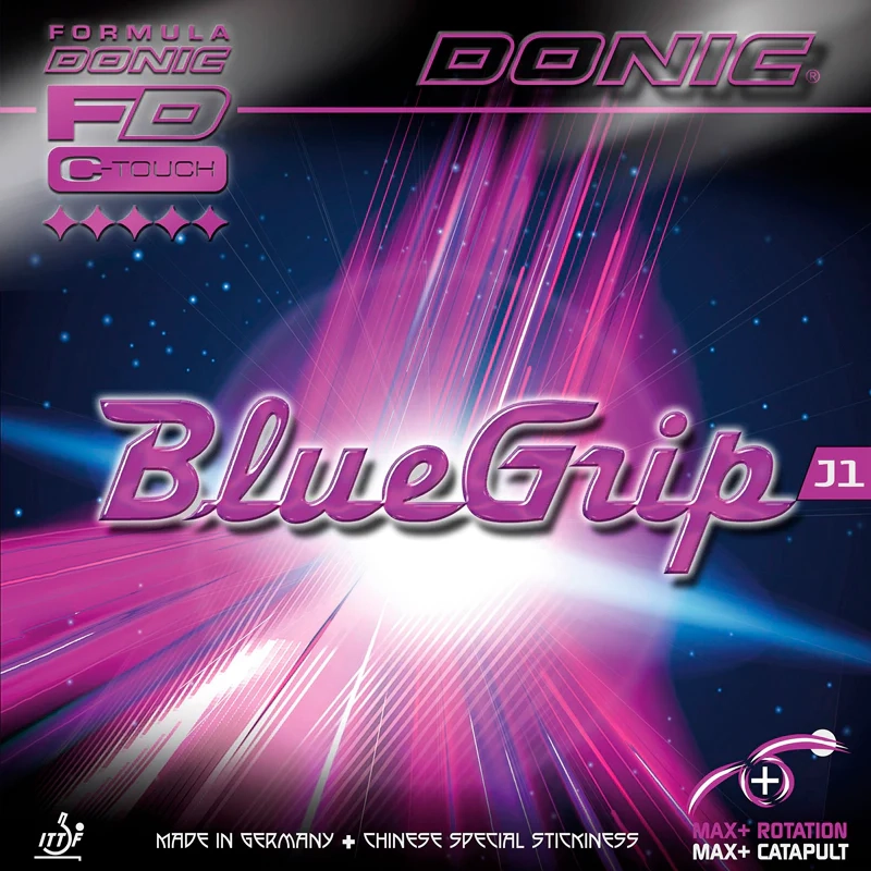Donic Bluegrip J1 2.0 mm Rød