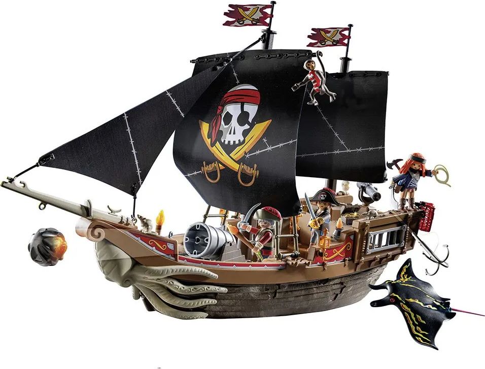 Playmobil Pirates - Stort piratskepp