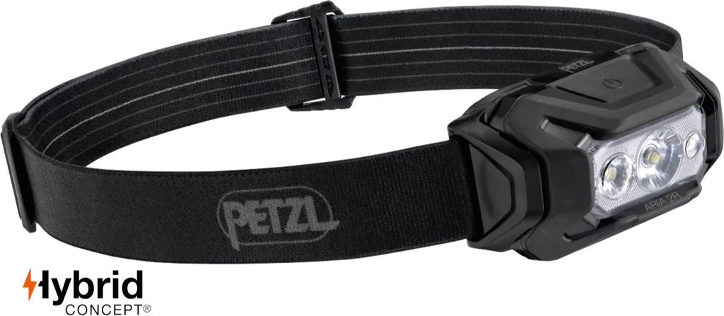 Petzl ARIA 1R RGB Otsalamppu 475 lm Musta