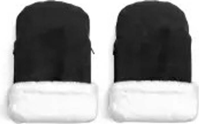 KongWalther Østerbro Faux Suede Håndvarmere - Black