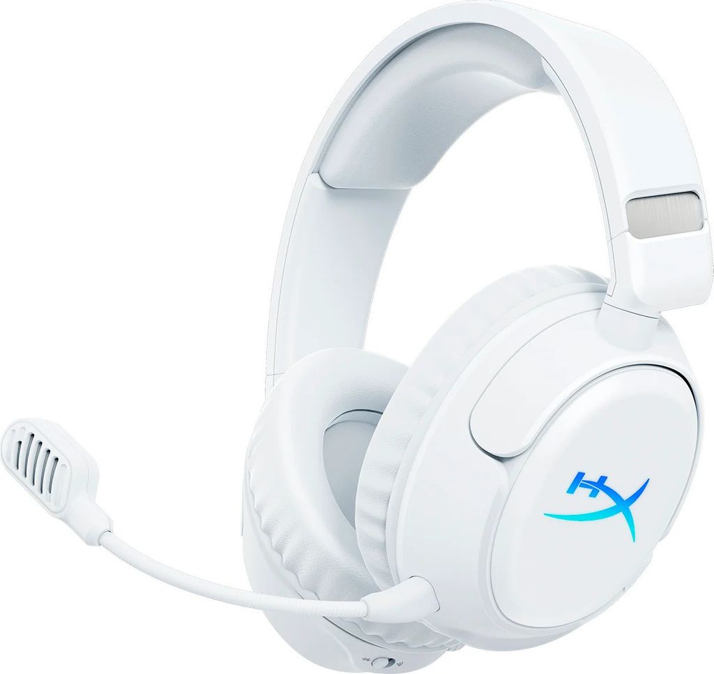 HyperX Flight 2 Trådløst Gaming Headset - 100 Timer - Hvid