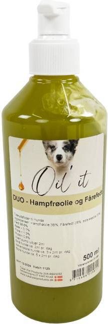 Oil'it Fårefedt og Hampfrøolie | 500ml