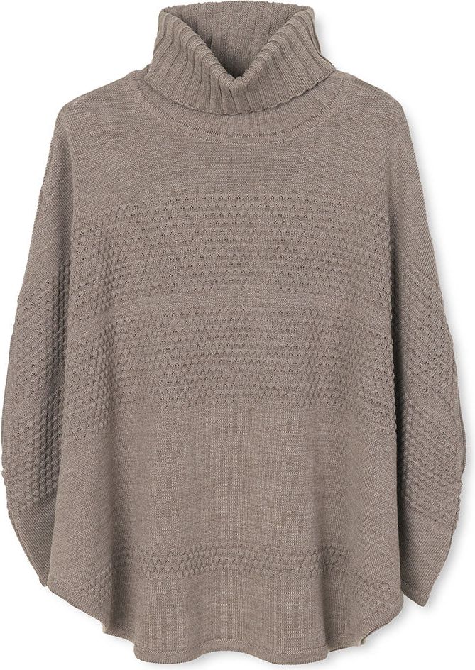 sibin linnebjerg siff poncho - dark sand