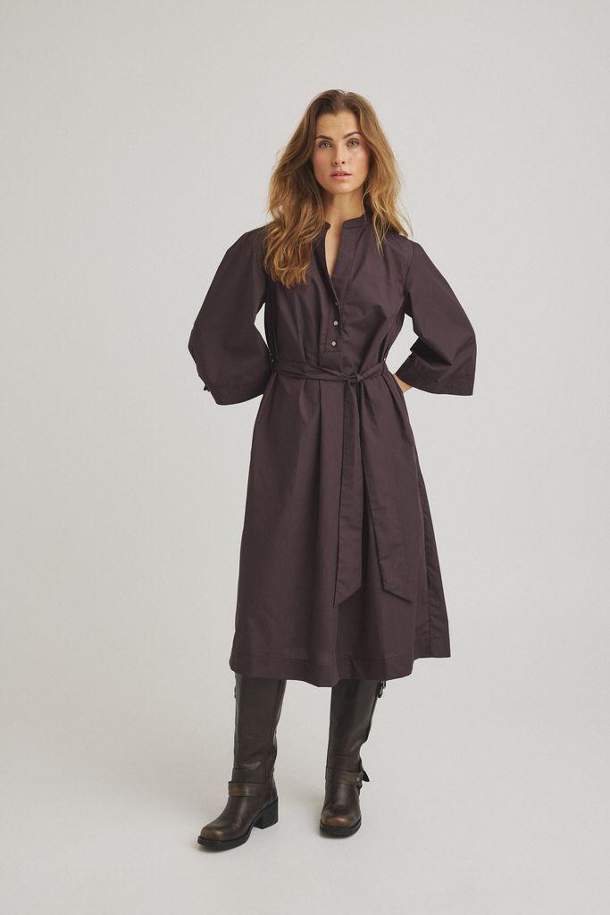 josianti dress - chocolate plum