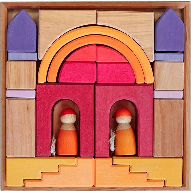 grimms trælegetøj - building world - desert sand