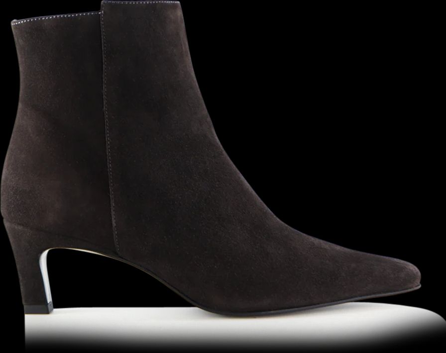 fausta 50 boots, dark brown suede