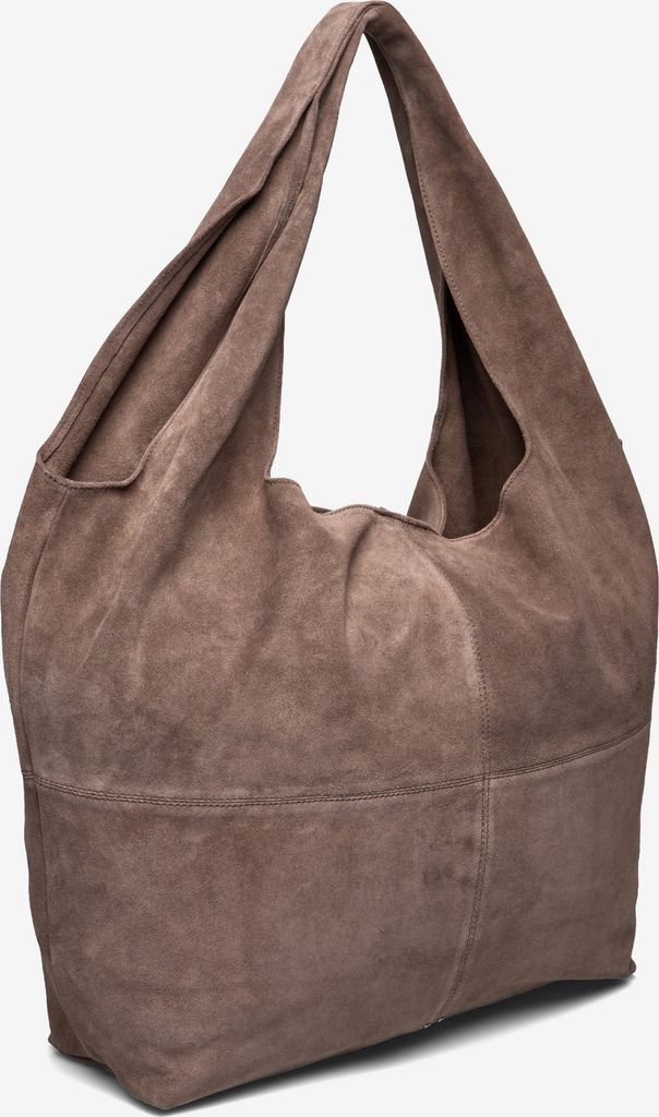 becksöndergaard - suede dalliea bag - tote bags - porpoise gray - 2