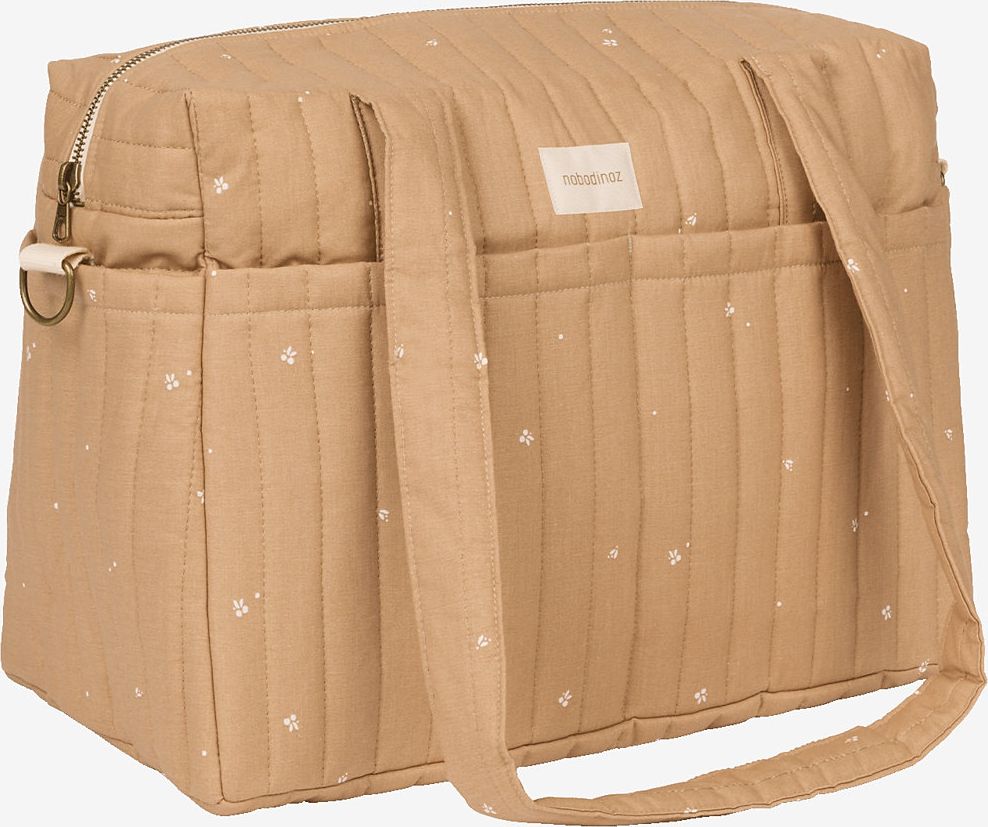 NOBODINOZ Stories Stroller Bag 40X30X25 - Beige - ONE SIZE