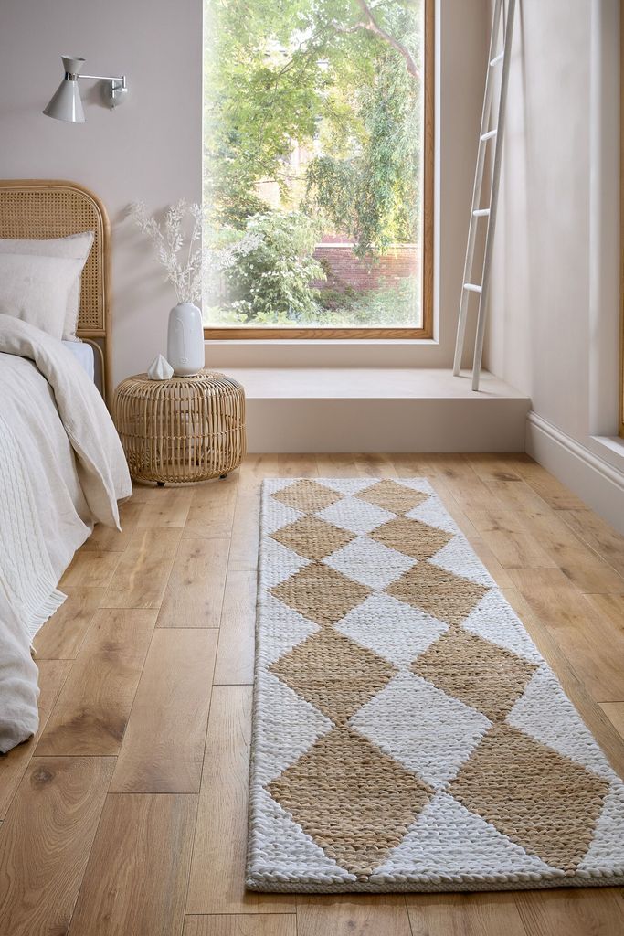 effie diamond chunky jute løber