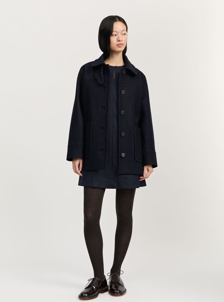 jamie jacket loden – wool | navy