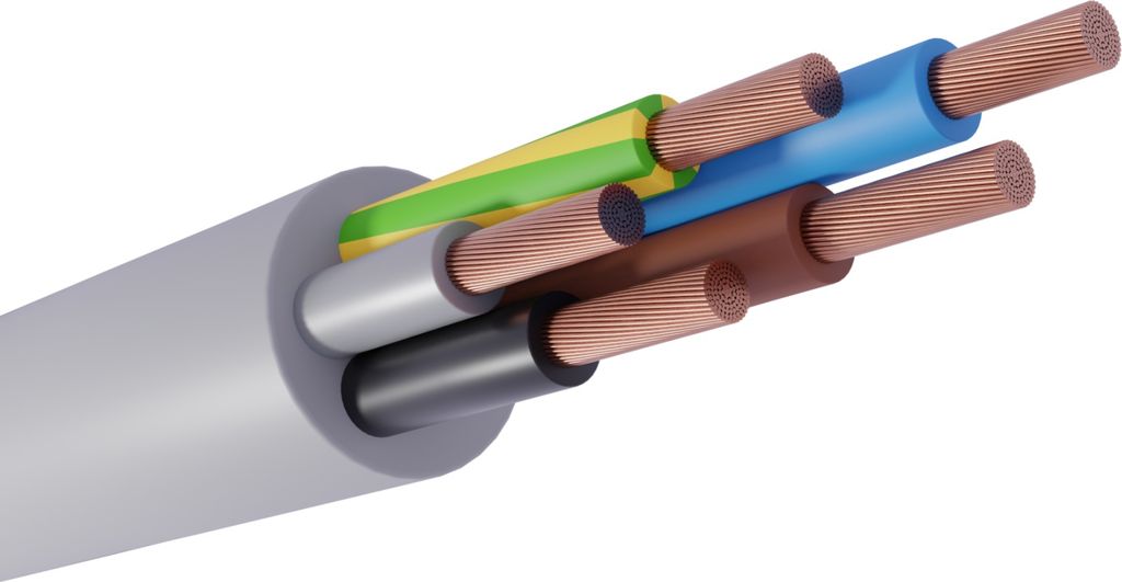 JMV Cables 5G4 mm² Halogenfri Installationskabel