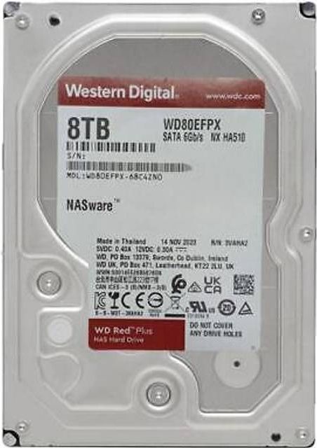 Western Digital Red Plus WD80EFPX 8TB