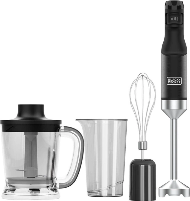 Black & Decker Stavmixer Hand Blender 1500W Black Accessories - 1500 W