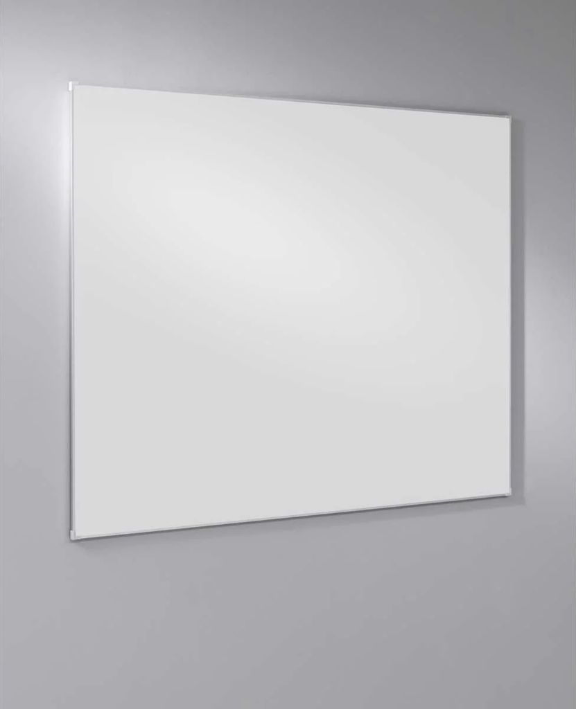 Lintex - Whiteboard - str. 1505 x 1205 mm - Hvid - Aluminiumsramme - Pennehylde