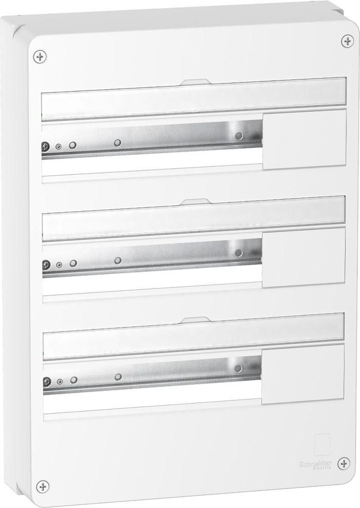 Gruppetavle Resi9 CX tavle 3 rækker 18 moduler Hvid RAL9003