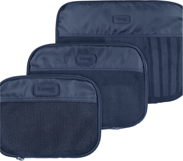 Lipault Accessoarer Packkuber 3-Set Navy