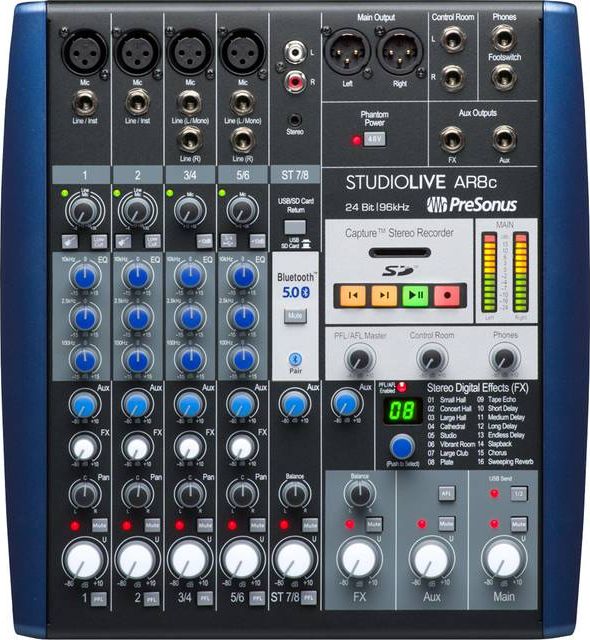Presonus Garso Pultas StudioLive AR8c