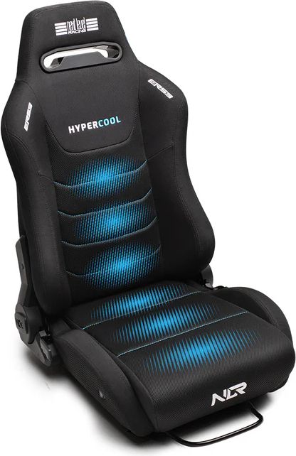 nl racing ers3 hypercool ventilated sim racing seat (fabric & mesh)