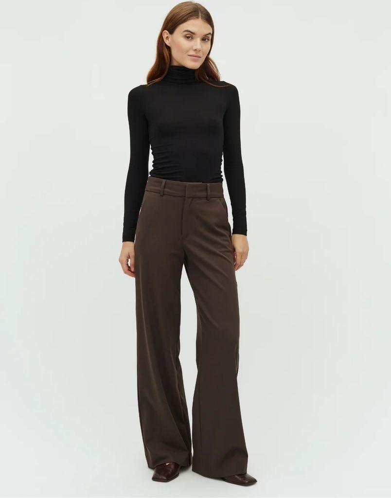 gennie bukser - coffee brown