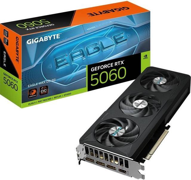 Grafikkort Gigabyte GeForce RTX 5060 Ti Eagle Max OC 8GB
