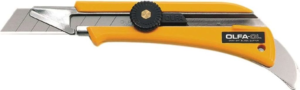 olfa bræk af-kniv med tæppehage, 18 mm
