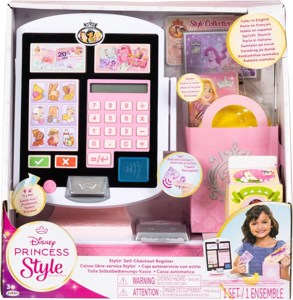 Jakks DISNEY PRINCESS Self-Checkout Cash Register