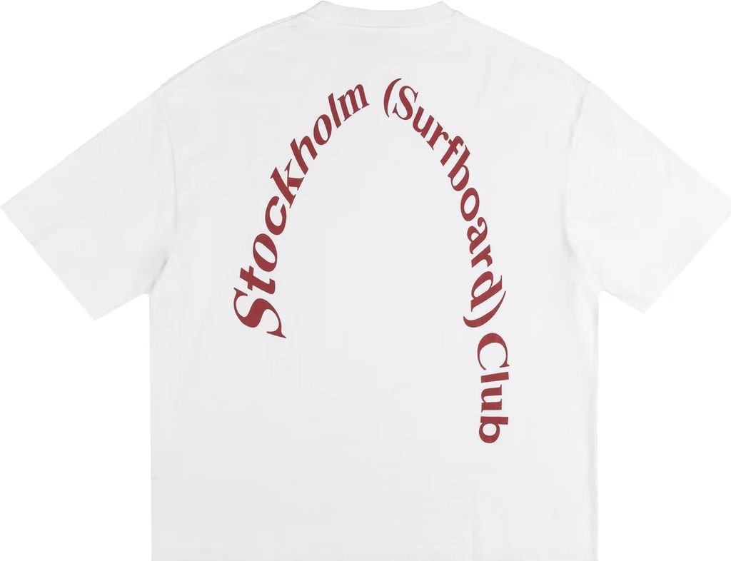 stockholm surfboard club box tee back logo