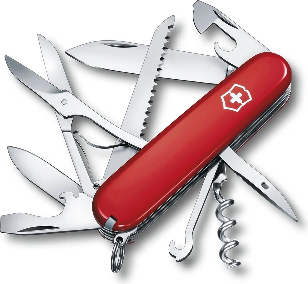 Victorinox Huntsman Lommekniv - 15 Funktioner - Rød