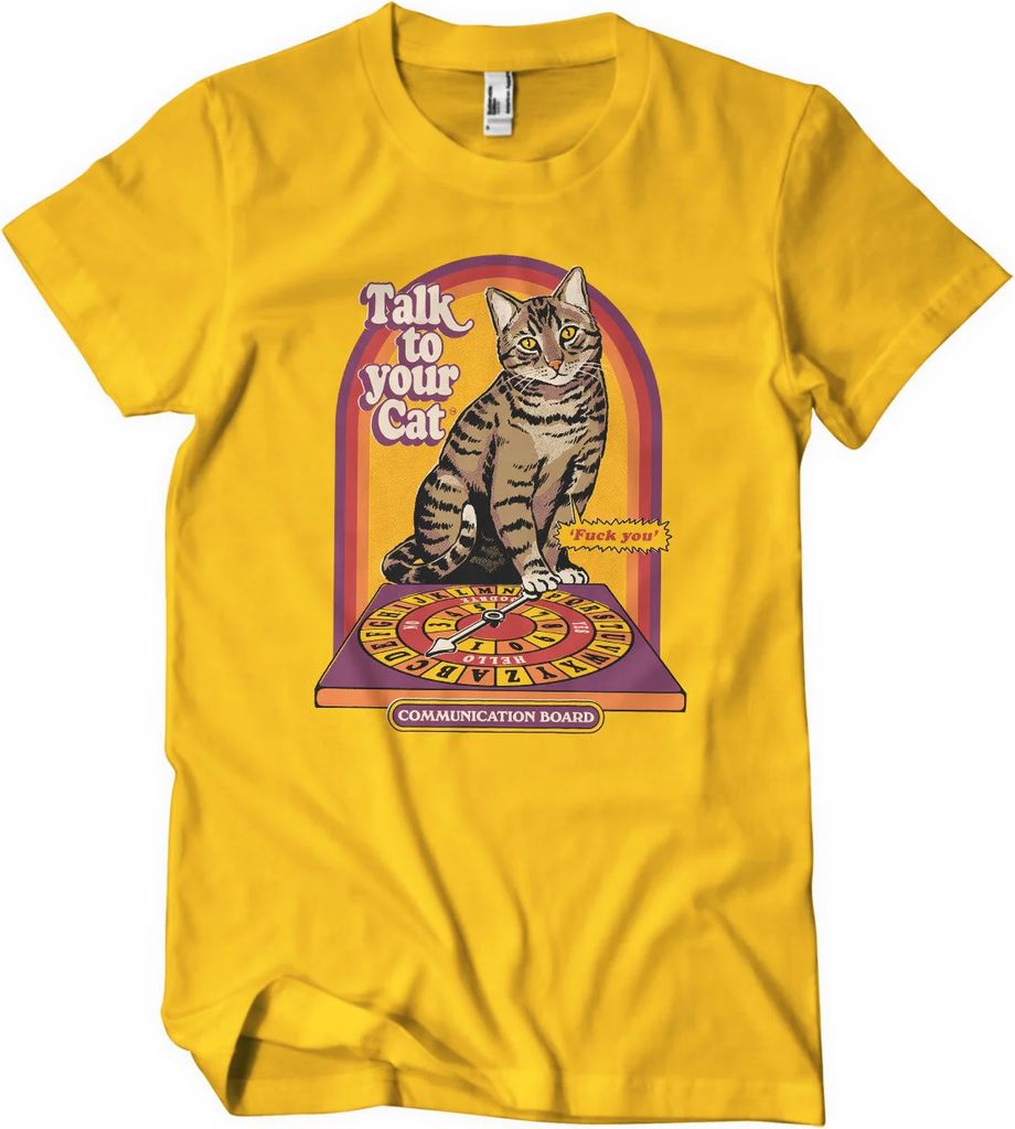 talk to your cat t-shirt