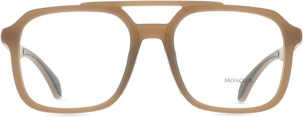 Moncler ME3002 5012 54 Briller Mænd Brun Opal Matte Brown 54mm